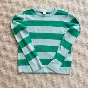 Girls J Crew Cotton Stripe Sweater (M)